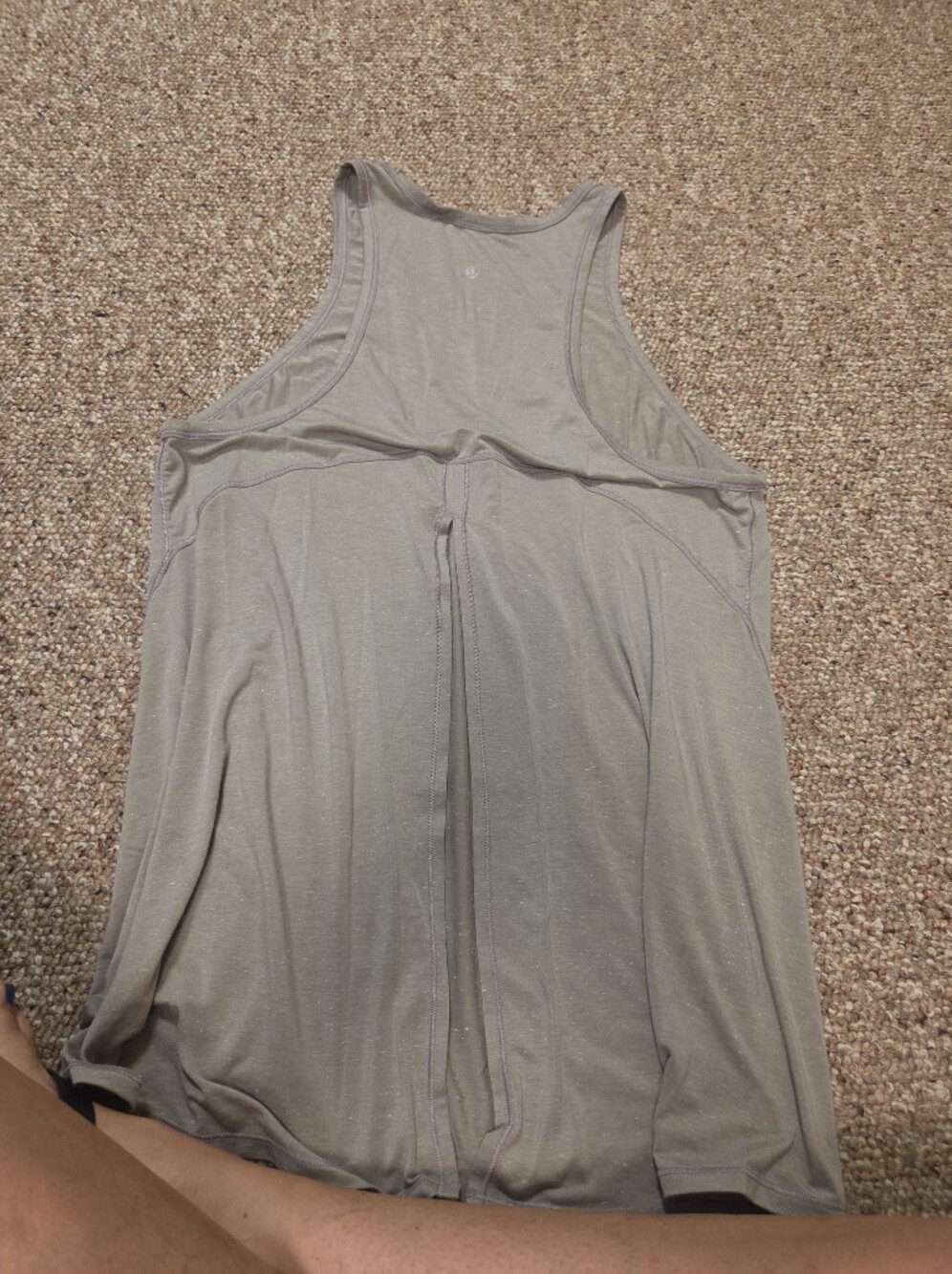 Lululemon All Tied Up Green Tank